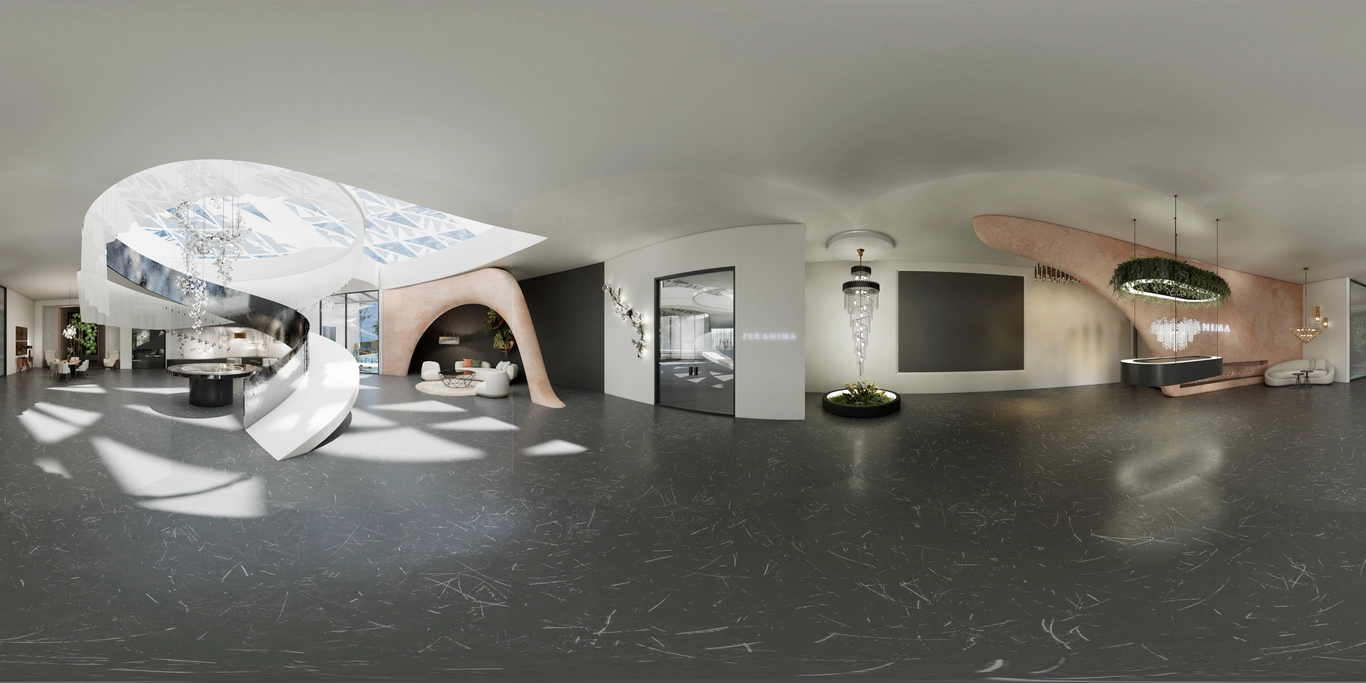 360 DEGREE PHOTO OF INTERIOR DESIGN OF ARCHITECTURAL WALKTHROUGH PROJECT