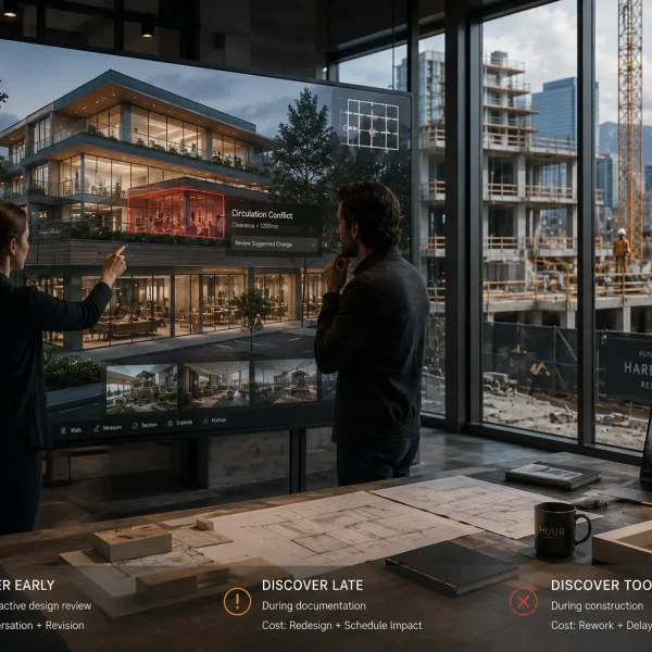 Interactive design review helping architects and developers identify design issues before construction begins 